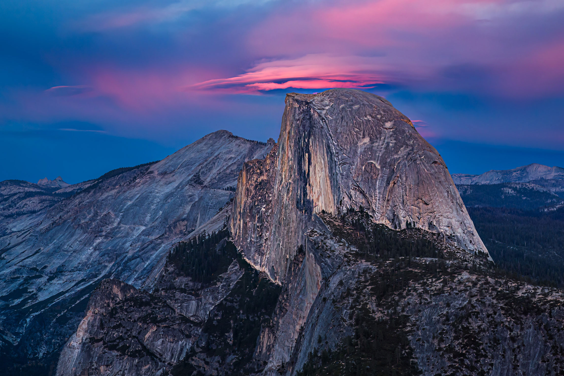01-Yosemite-Half-Dome-Pink-UFO-Sunset