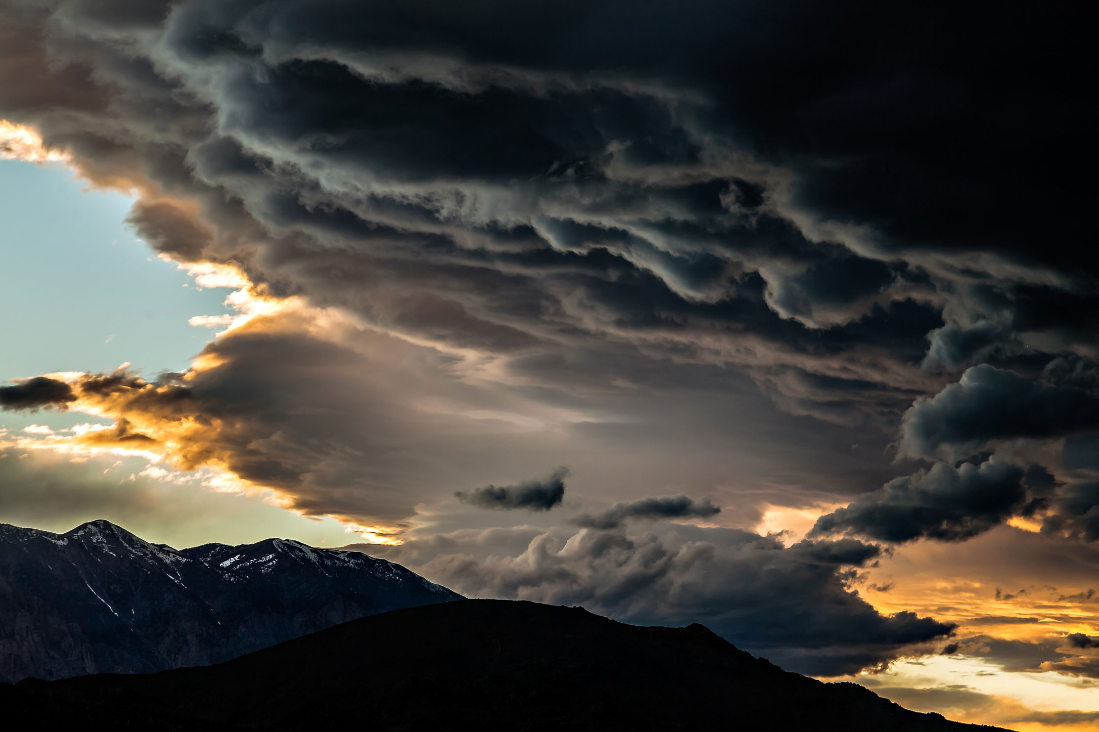 Eastern Sierra Storm Clouds