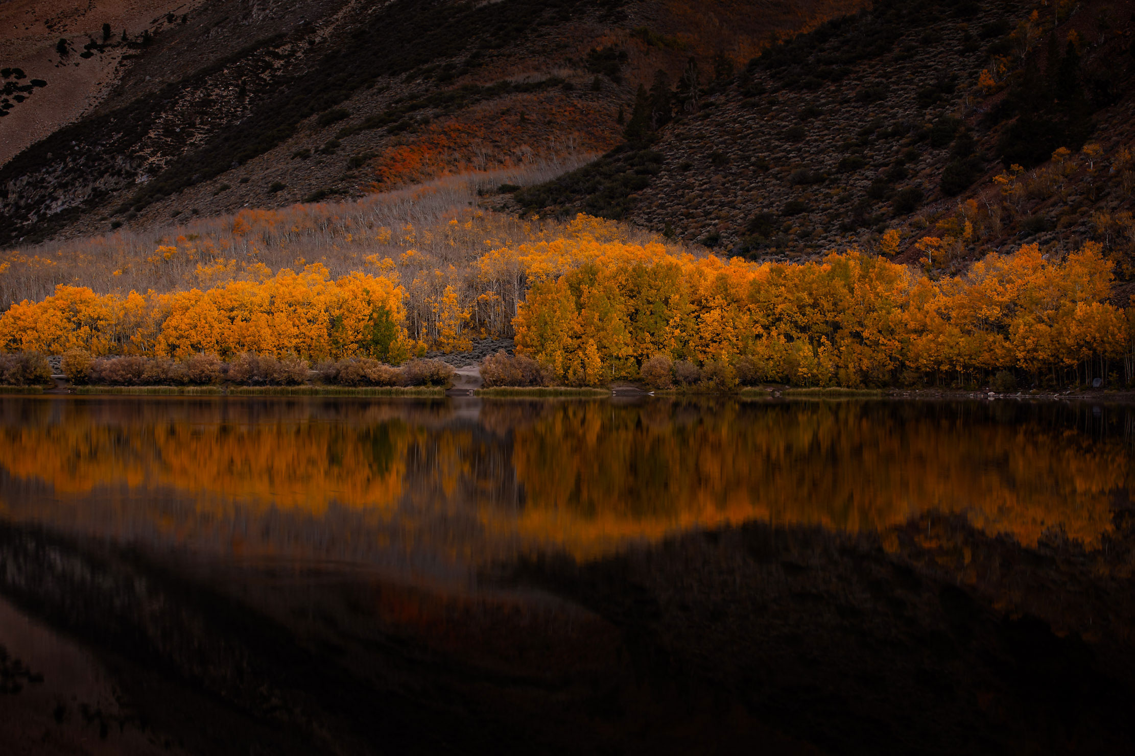 35-Eastern-Sierra-North-Lake-fall-reflection