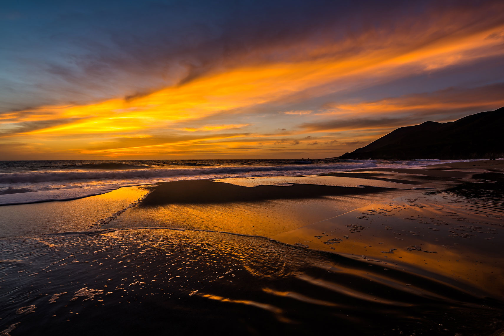 Big Sur Beach Sunset