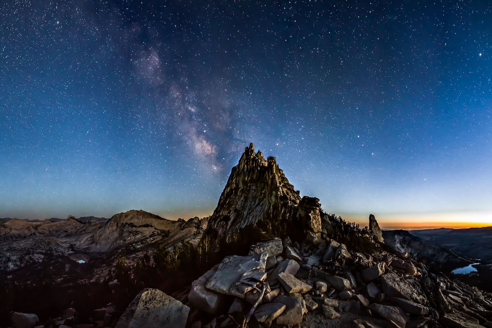 Cathedral Peak Milky Way