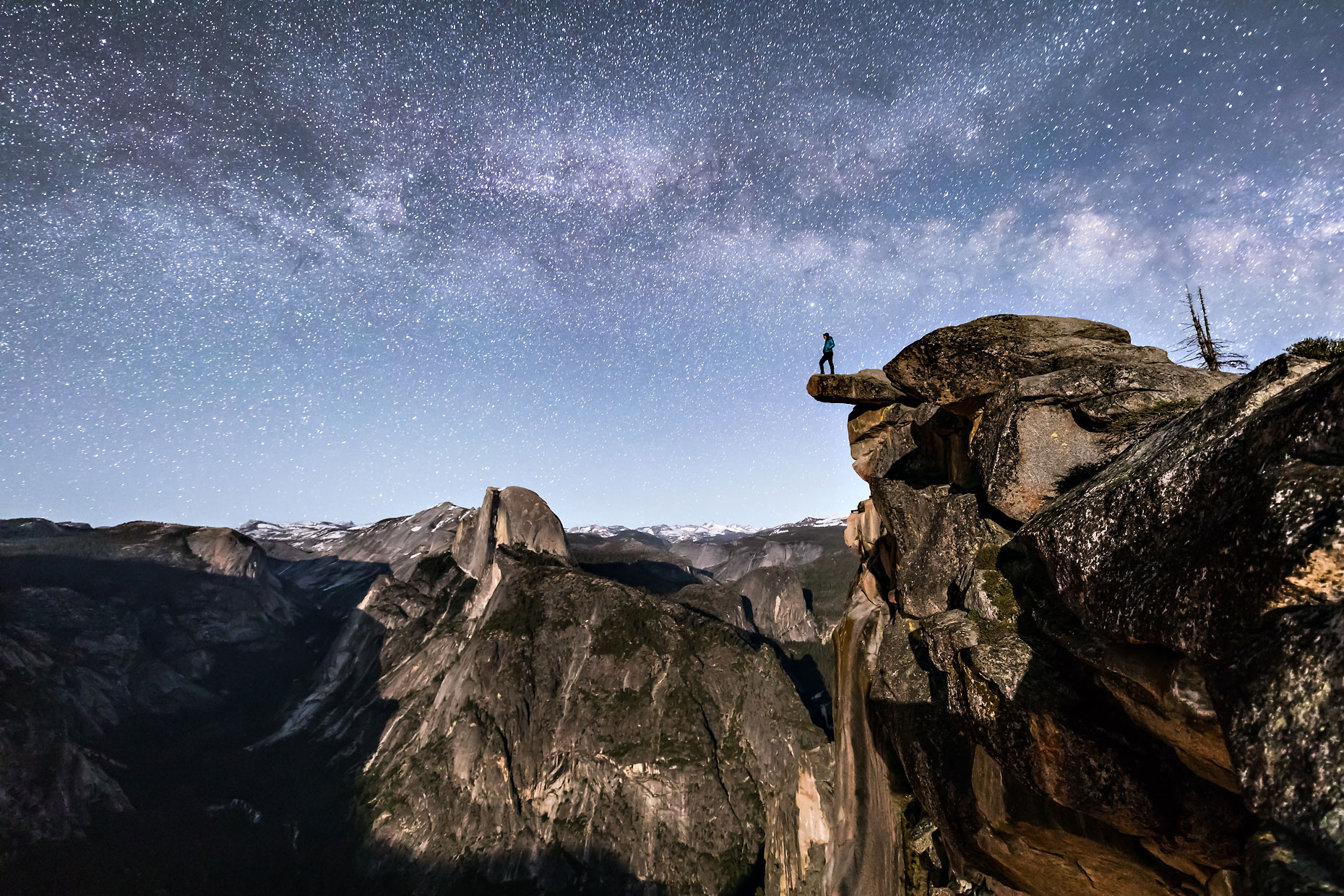 Glacier Point Milky Way man