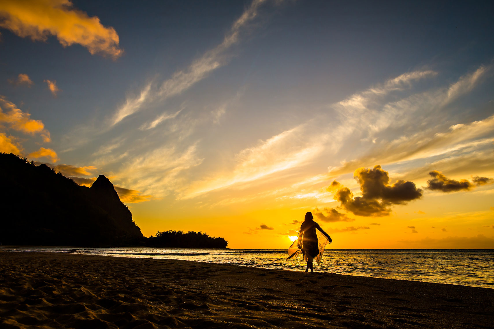 Kauai Hawaii Sunset Goddess