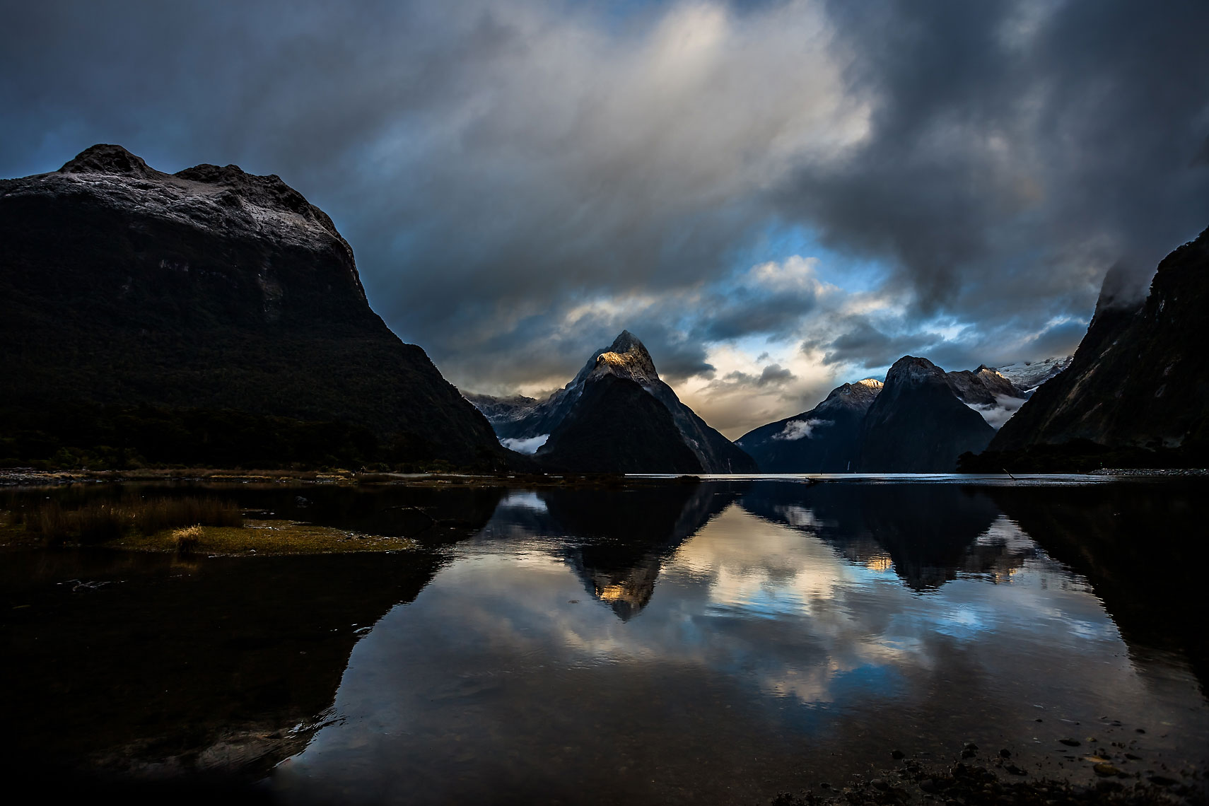 NZ Milford Sound Reflection