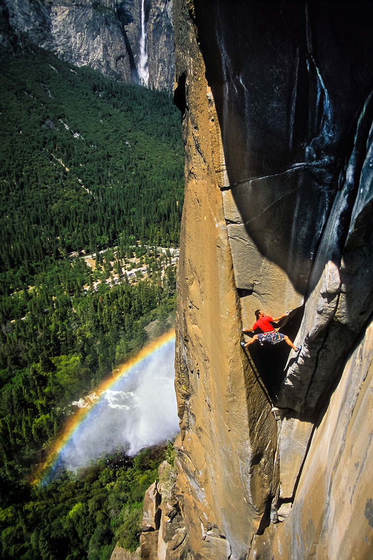 Yosemite Climber Rainbow