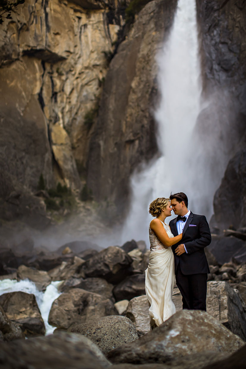 Yosemite Falls wedding & elopement photographer.