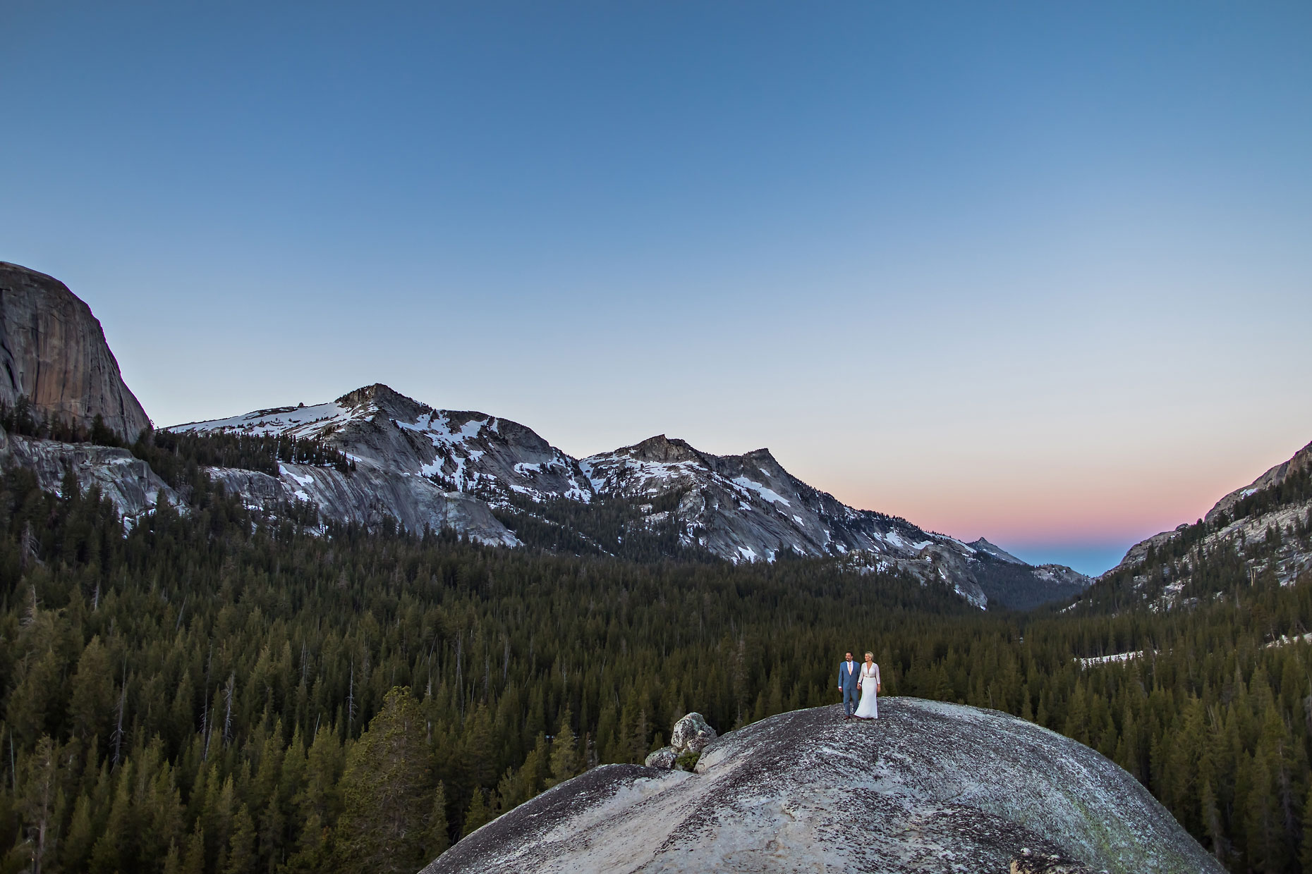 Yosemite wedding photographer in Tuolumne Meadows.
